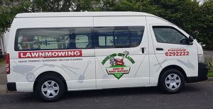 Auckland City Lawns Van