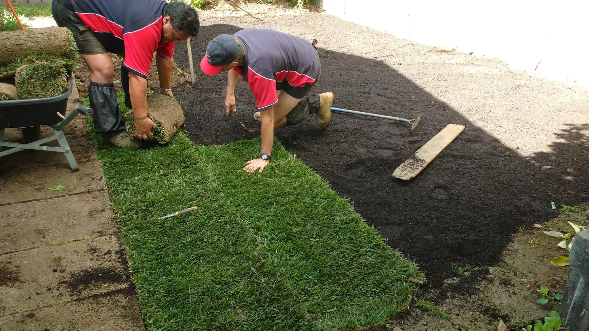 Laying New Lawn